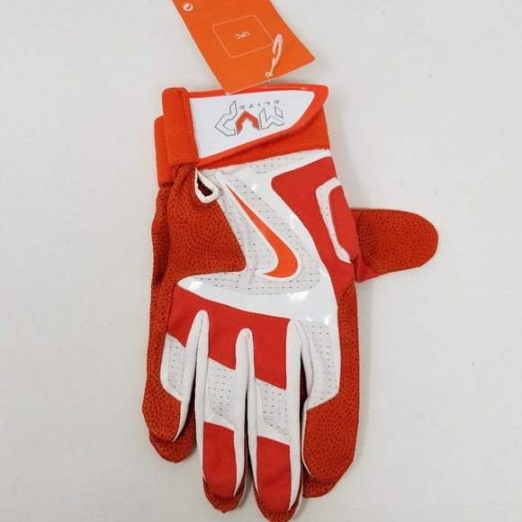 orange nike batting gloves